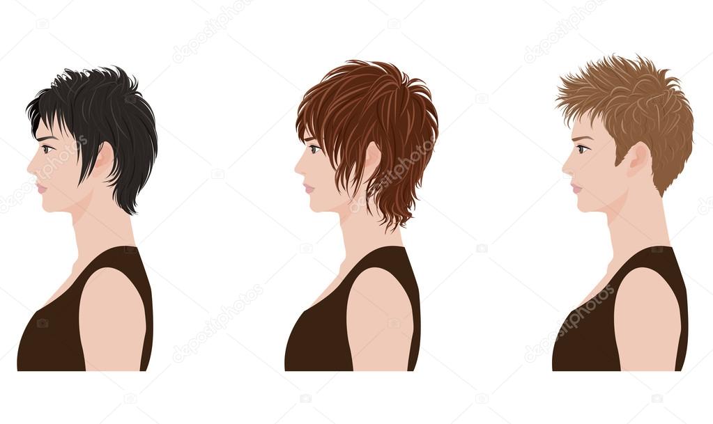 Hairstyle / Man / Illustration