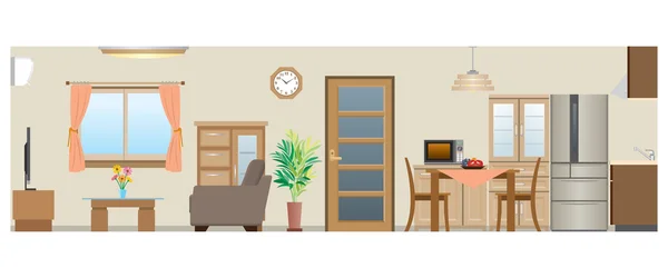 Living room — Stock Vector