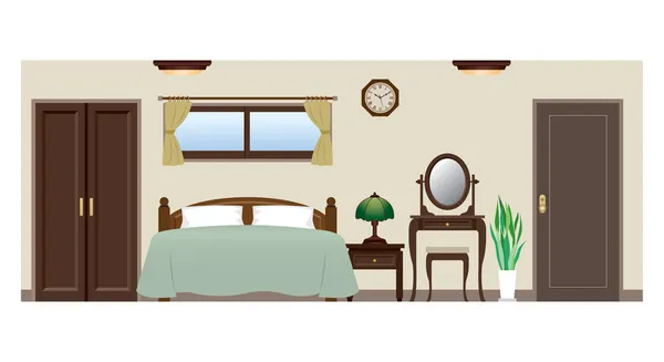 Dormitorio — Vector de stock