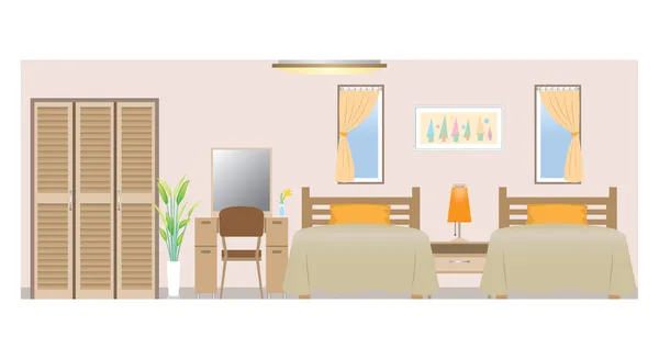 Dormitorio — Vector de stock