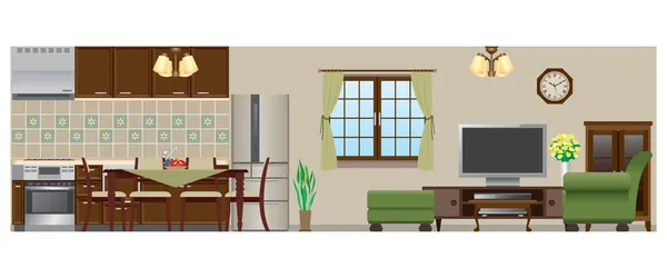 Living room — Stock Vector