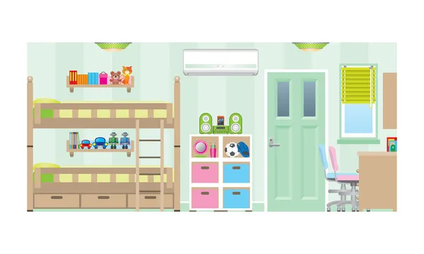 Children's room — Stock Vector