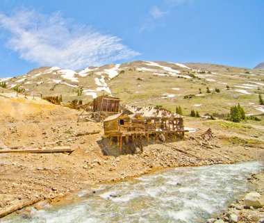korunmuş animas Çatallar, Colorado san juan dağlarda hayalet kasaba evleri