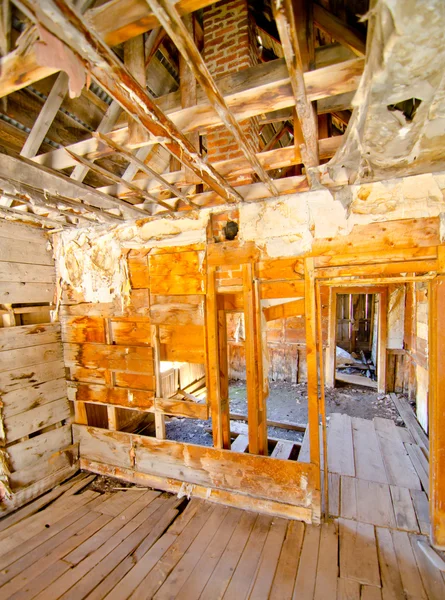 A Preserved House in Animas Forks, a ghost town in the San Juan Mountains in Colorado — Stock Photo, Image