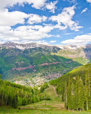 Telluride, Colorado, the Most Beautiful City in the USA clipart