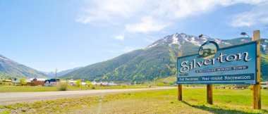 silverton, colorado san juan dağlarda şehir