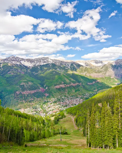 Telluride, Colorado, az egyik legszebb város az USA-ban — Stock Fotó