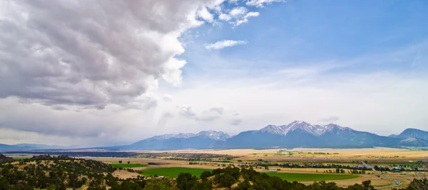 Vidéki gazdálkodás völgy nyugati Colorado — Stock Fotó