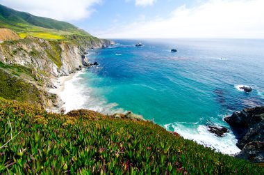 doğal manzara california devlet yolu 1