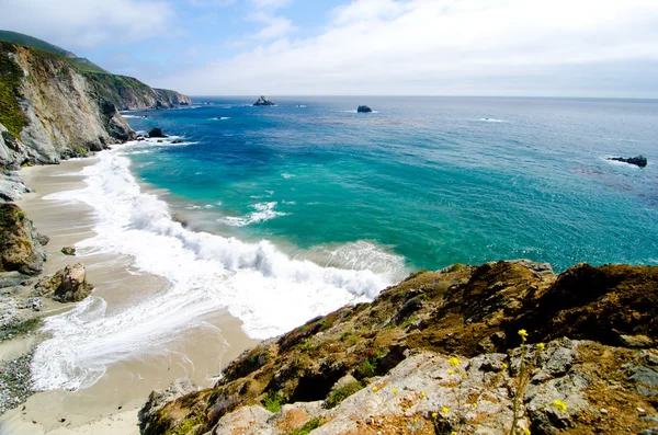 Vista panorâmica na Rota 1 do Estado da Califórnia — Fotografia de Stock