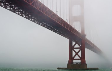 San Francisco's Golden Gate Bridge clipart
