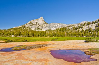 Katedral zirvesinde yosemite Milli Parkı