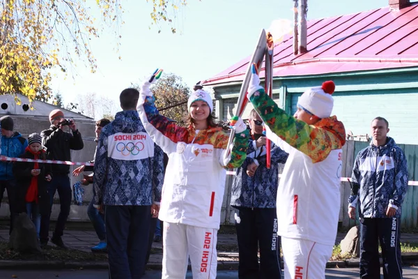 Olympiska elden — Stockfoto