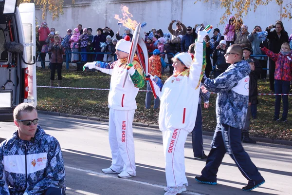 Olympiska elden — Stockfoto