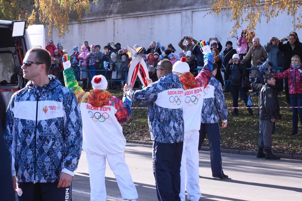 Płomień olimpijski — Zdjęcie stockowe