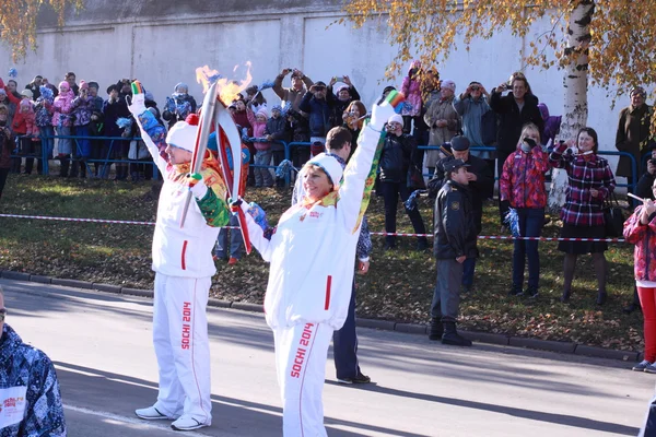 Olympiska elden — Stockfoto