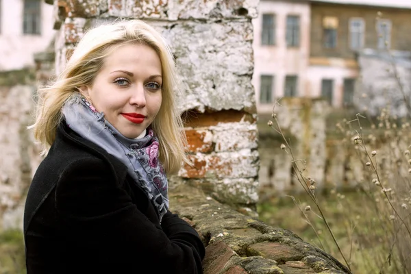 Backdrop of the city scene — Stock Photo, Image