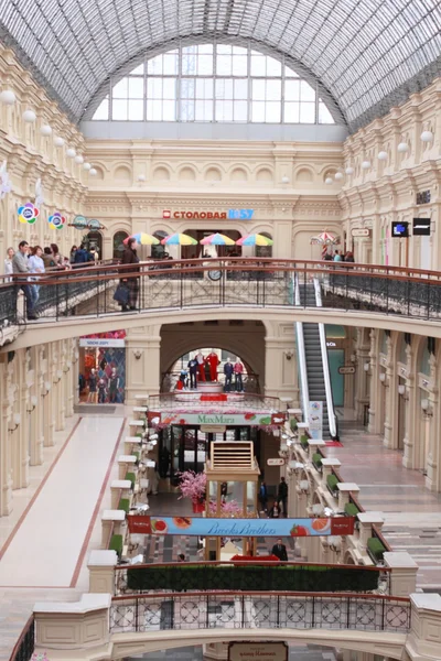 Shops on the territory of Gum — Stock Photo, Image