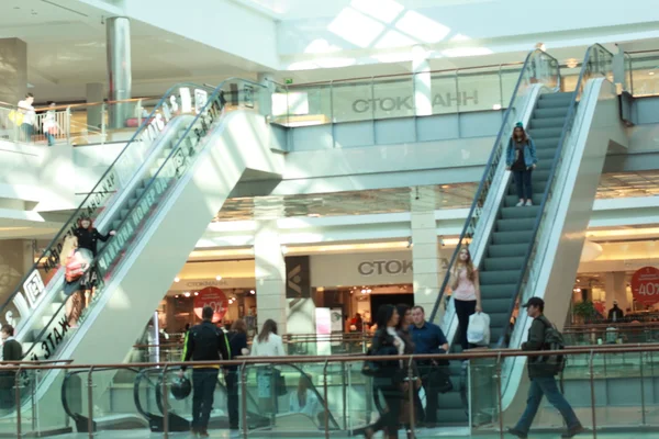 Shops on the territory of Gum — Stock Photo, Image