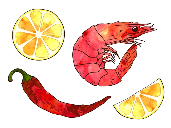 Deniz ürünleri seti