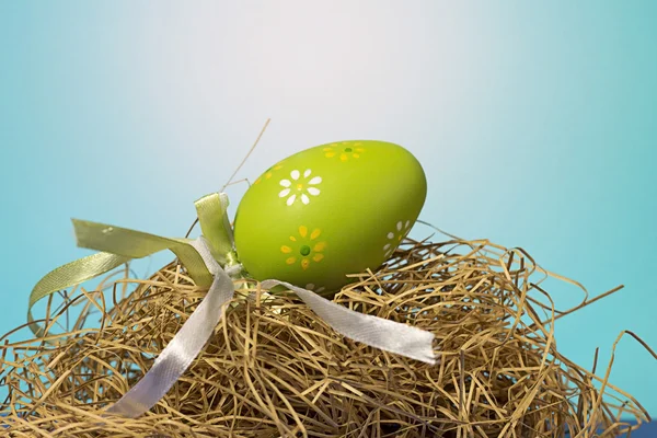 Easter Egg on green — Stock Photo, Image