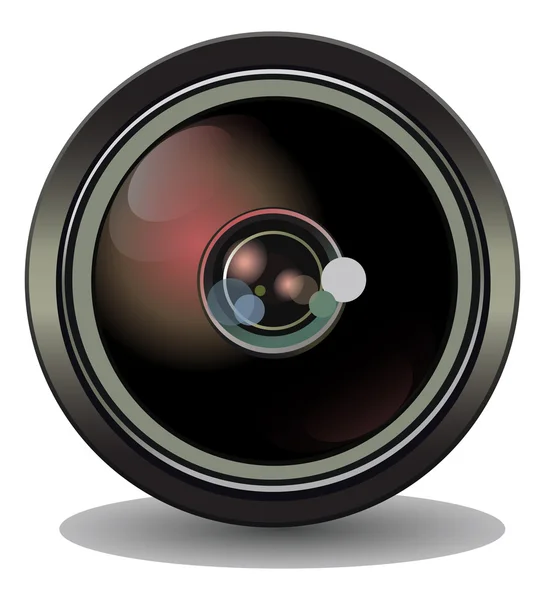 Вектор объектива камеры — стоковый вектор