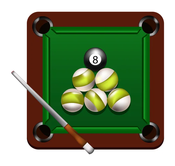 Billiard game — Stock Vector