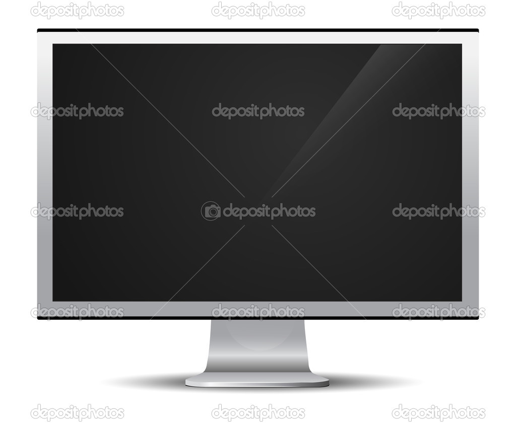 LCD TV vector