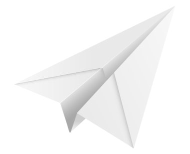 Beyaz Kağıt Uçak simgesi