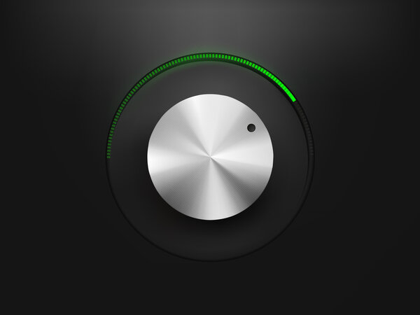 Technology music button