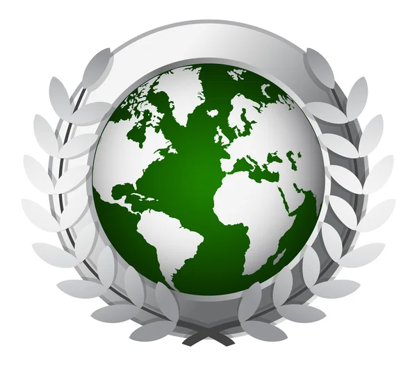 Icona del premio mondiale — Vettoriale Stock
