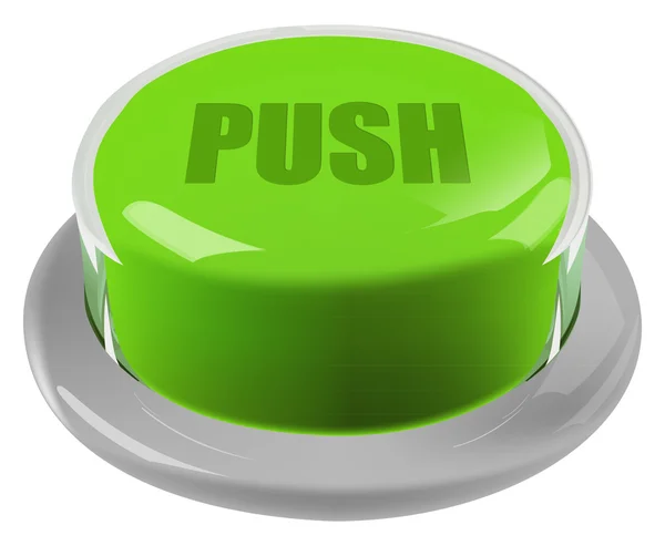 Push button — Stock Vector