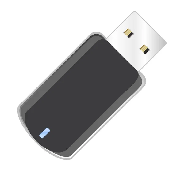 Icône clé USB — Image vectorielle