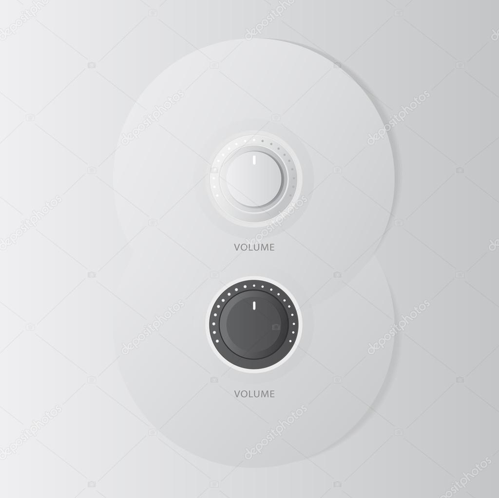 Technology music button