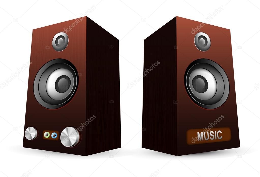 Wooden speakers