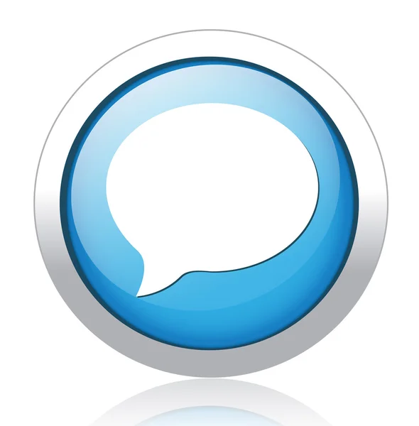 Chat-knop — Stockvector