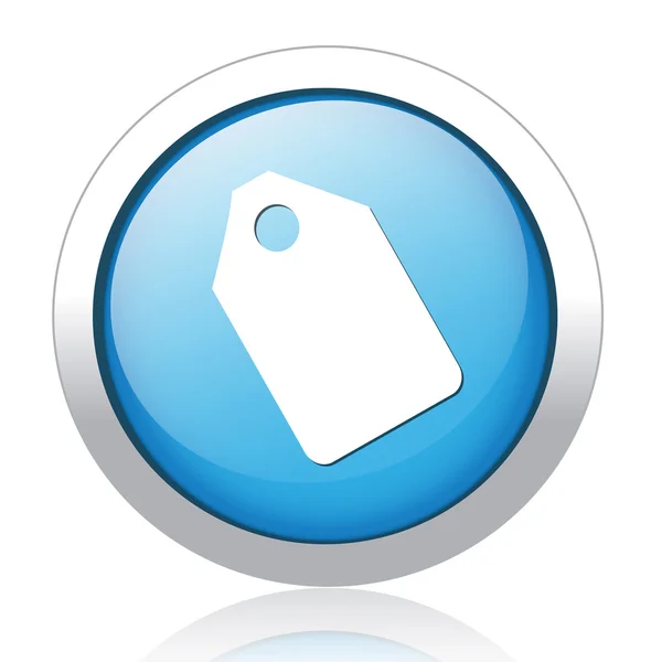 Tag étiquette bouton — Image vectorielle