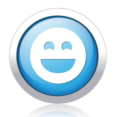 İfade Gümüş Mavi düğmeye tasarım