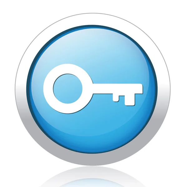 Key Button — Stock Vector