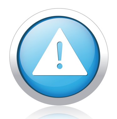 Ünlem Gümüş Mavi düğmeye tasarım