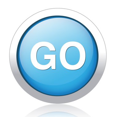 Gümüş Mavi düğmeye dizayn git