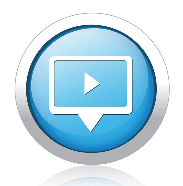 Play video button — Stock Vector
