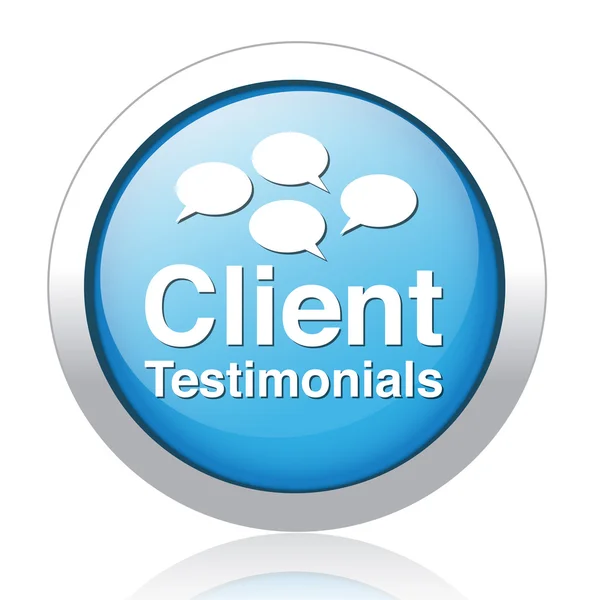 Testimonials-Symbol — Stockvektor