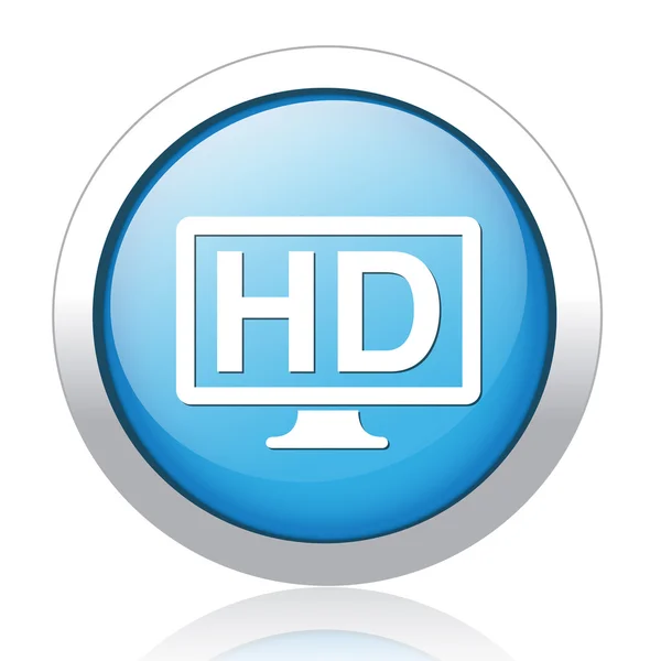 Icono de pantalla HD — Archivo Imágenes Vectoriales