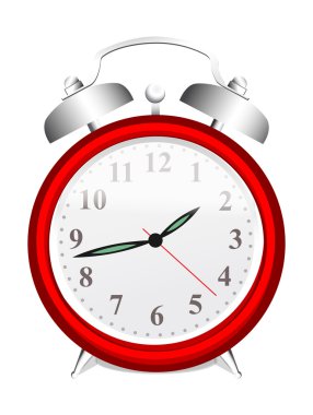 vektör saat veya alarm