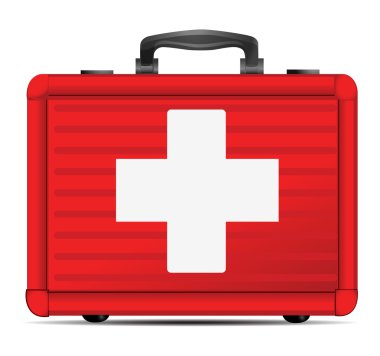 First aid case icon clipart