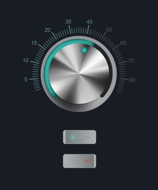 teknoloji müzik düğmesi
