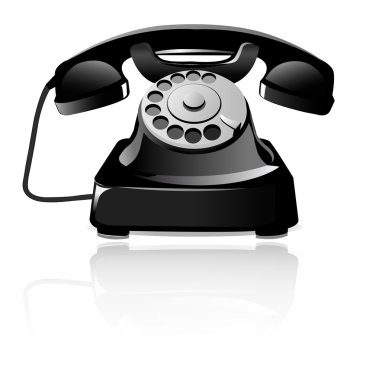 vektör yaşlı telefon