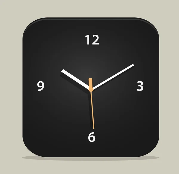 Vector icono del reloj — Vector de stock