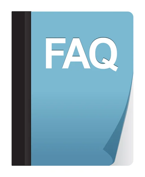FAQ-pictogram — Stockvector